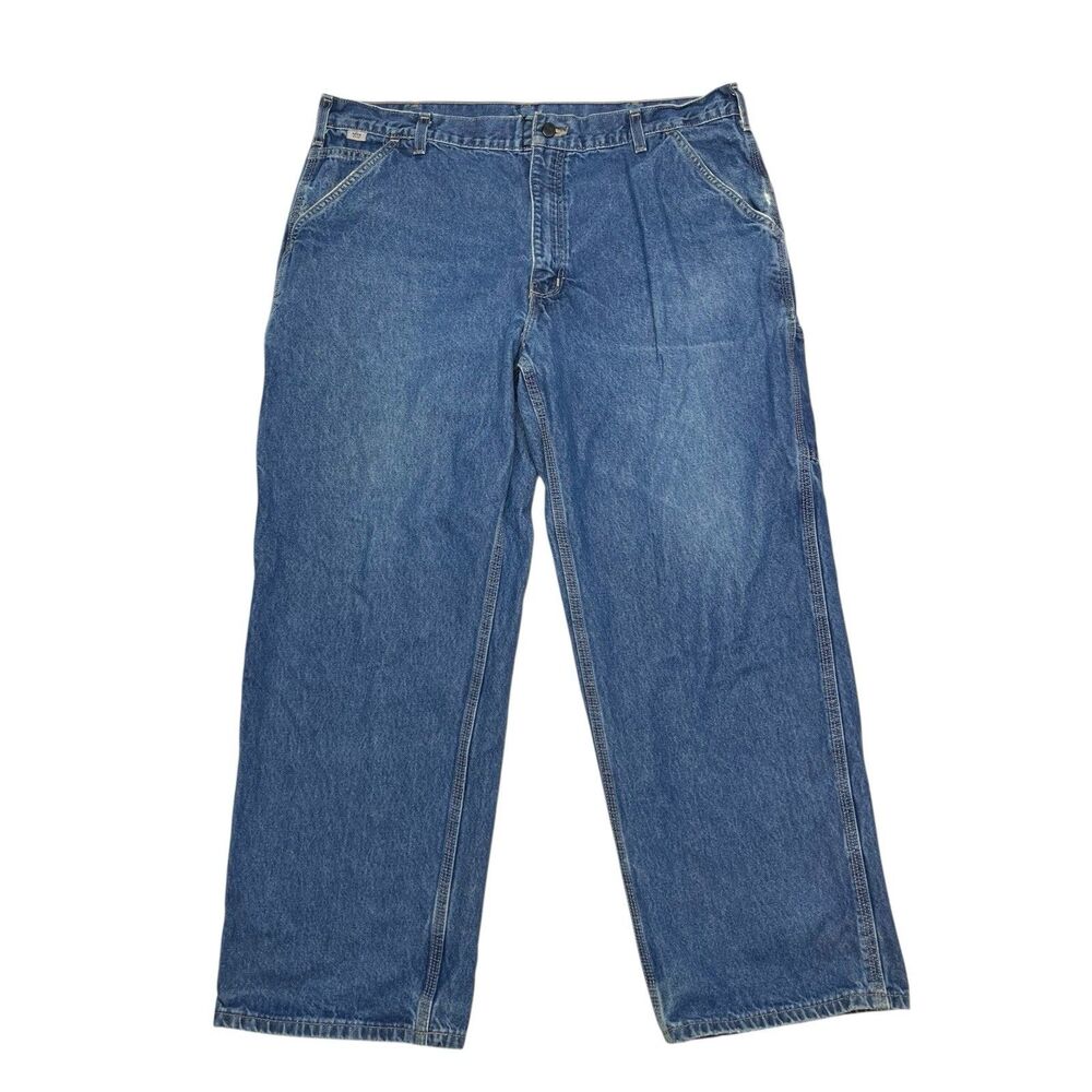Carhartt Flame Resistant Jeans Men's 40x30 Blue Jeans